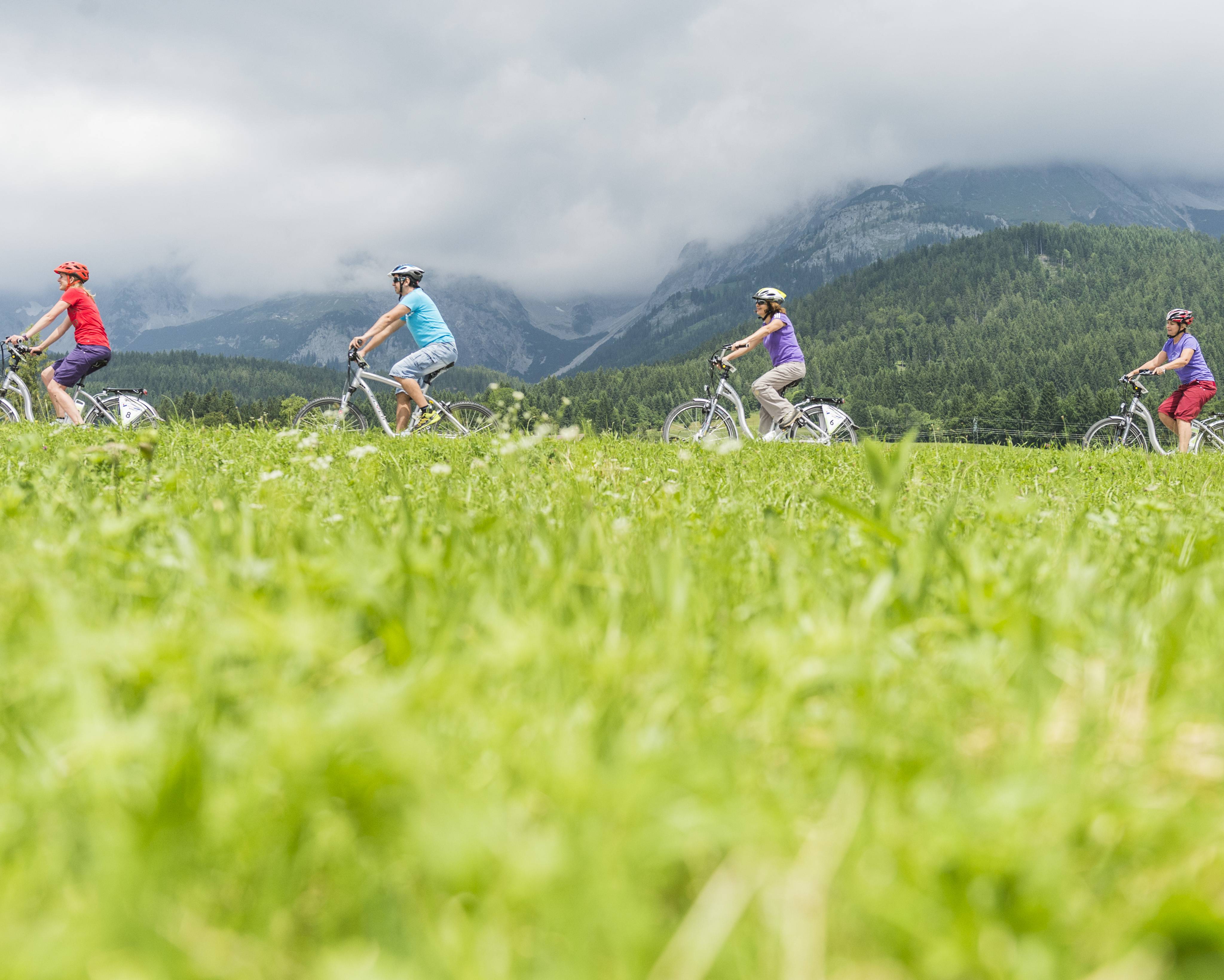 E-Bike Fahrer in Tirol