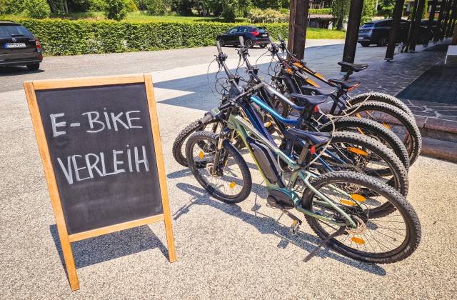 E-Bike Verleih am Hotel Das Alpin