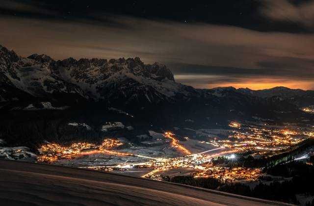 Wilder Kaiser SkiWelt by night: Fun in the snow at night - Das Alpin