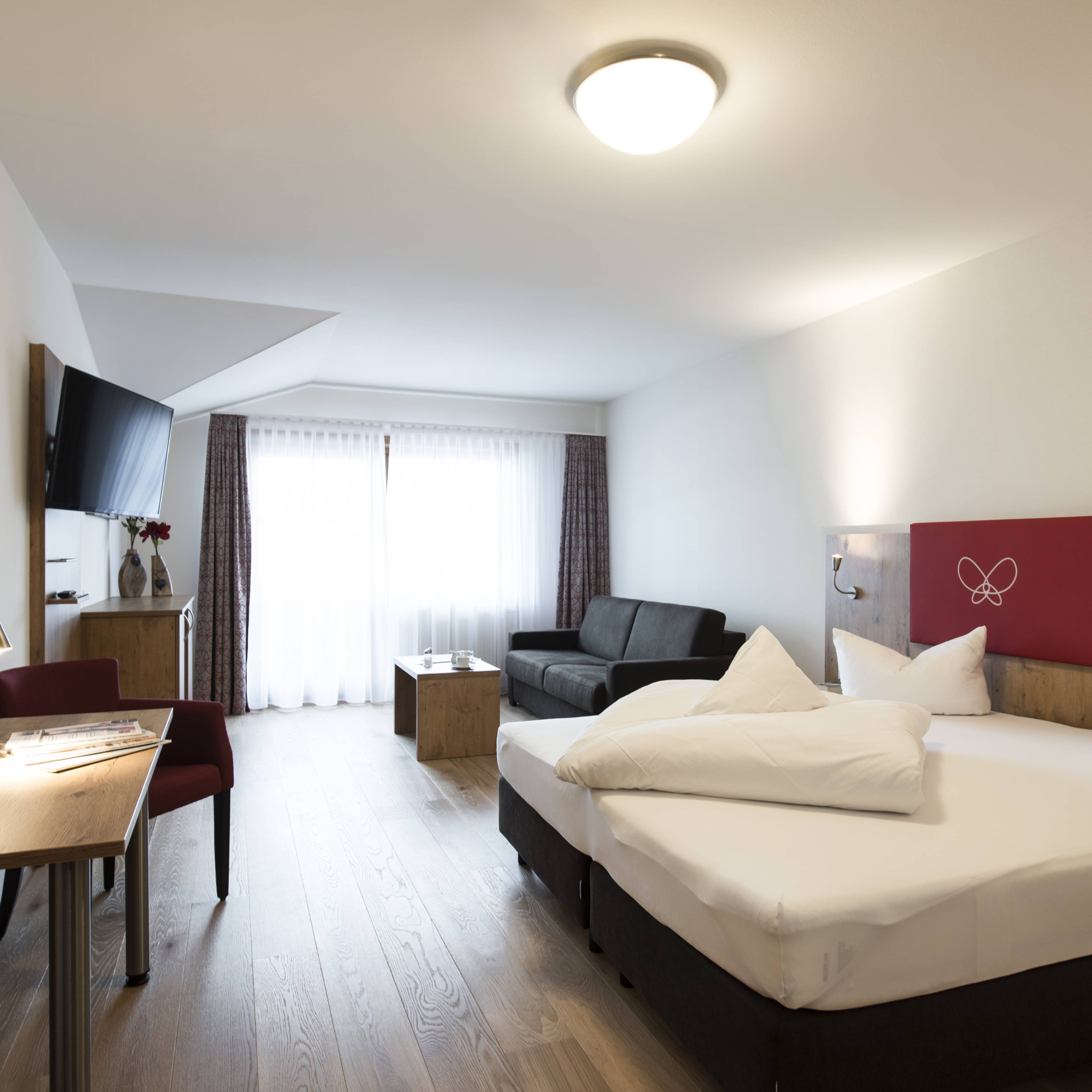 Innenansicht Superior Doppelzimmer im Hotel Das Alpin