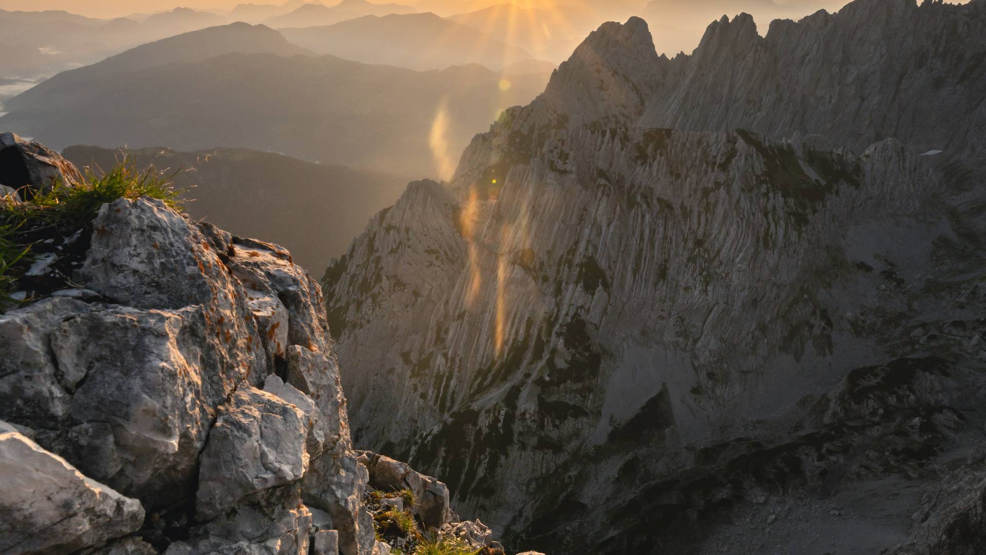 Sonnenuntergang am Wilden Kaiser